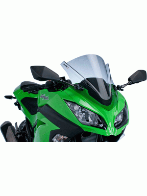 Слюда Z-Racing Kawasaki Ninja 300 13-17 Smoke