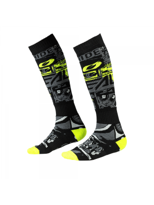 Термо чорапи O'NEAL PRO MX RIDE BLACK/NEON YELLOW