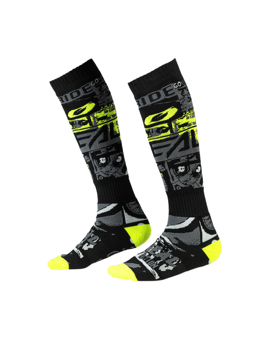 Термо чорапи O'NEAL PRO MX RIDE BLACK/NEON YELLOW