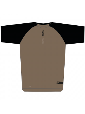 Вело тениска O'NEAL PIN IT BLACK/BROWN V.26