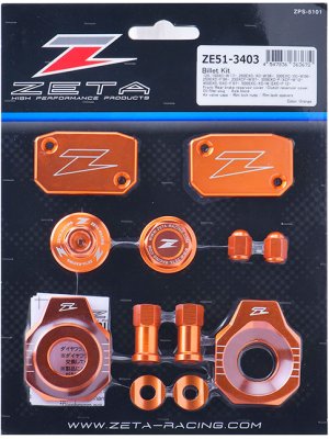 Комплект алуминиеви аксесоари KTM EXC250/300 06-22, EXC-F450 07-22, EXC-F500 12-22