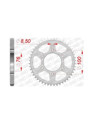 Заден Стоманен Зъбак 48 Зъба/ 428 Yamaha MT125 15-25, XSR125 21-25, YS125 17-21, YZF-R125 08-16, YZF-R125A 15-25