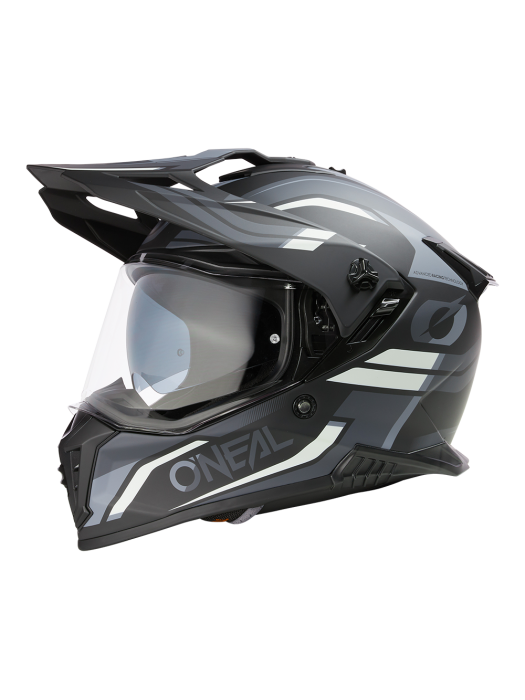Каска O'NEAL A-SRS SPIKE BLACK/GRAY/WHITE