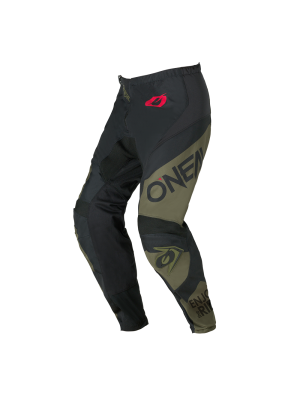 Мотокрос брич O'NEAL ELEMENT RACEWEAR BLACK/OLIVE V.26