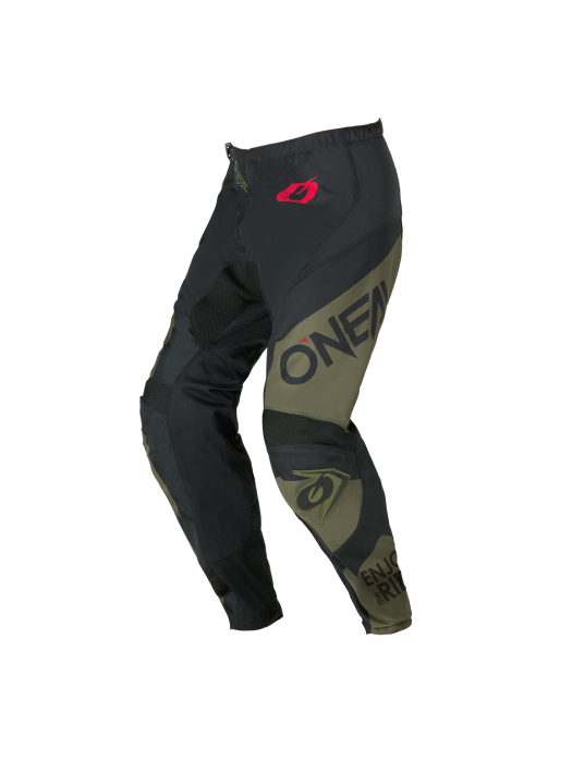Мотокрос брич O'NEAL ELEMENT RACEWEAR BLACK/OLIVE V.26
