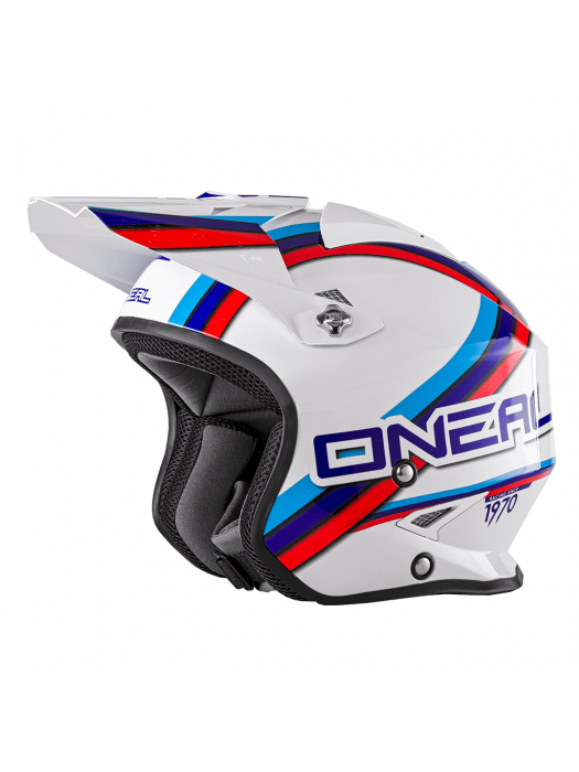 Каска O'NEAL SLAT CIRCUIT WHITE/BLUE/RED