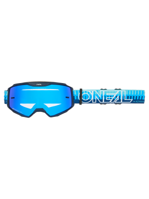 Мотокрос очила O'NEAL B-10 STRIPED BLUE/BLUE - RADIUM BLUE V.26