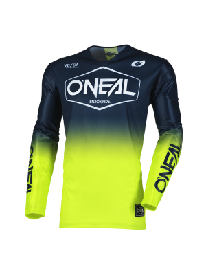 Мотокрос блуза O'NEAL MAYHEM HEXX BLUE/NEON YELLOW V.25
