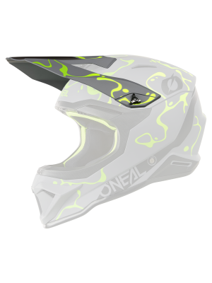 Козирка за каска O'neal 1SERIES SPLASH GRAY/NEON YELLOW