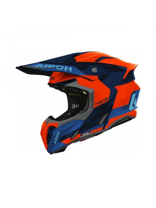 Каска Twist 3 Fancy Orange/Blue Gloss