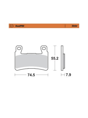 Накладки предни 407901 Kawasaki