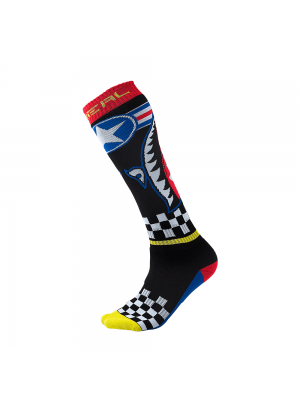 Термо чорапи O'NEAL Pro MX WINGMAN Black/Blue/Red/Yellow