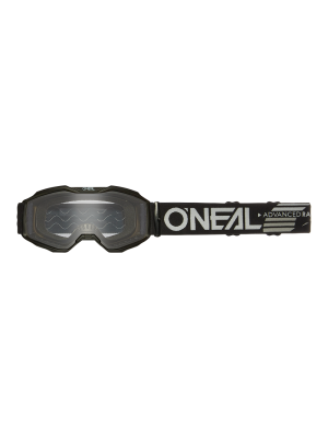 Детски крос очила O'NEAL B-10 SOLID BLACK - CLEAR V.24