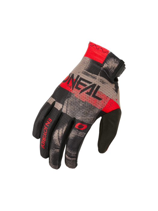 Мотокрос ръкавици O'NEAL MATRIX  ROLLER GRAY/RED V.26