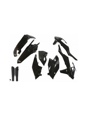 Комплект пластмаси KTM EXC/EXC-F 17-19 Черен