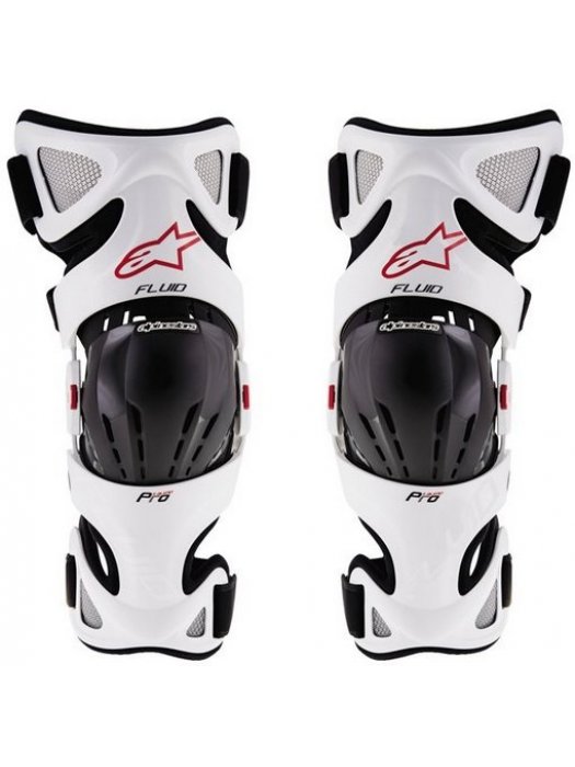 Наколенки ALPINESTARS FLUID PRO KNEE BRACE SET WHITE