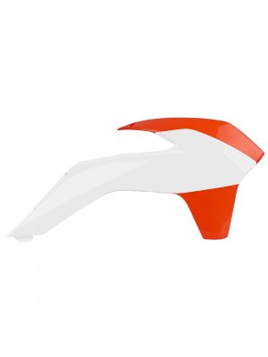 Пластмасови капаци за радиатор Polisport KTM SX / SX-F / EXC / EXC-F / XC / XC-F KTM White/Orange OEM Color