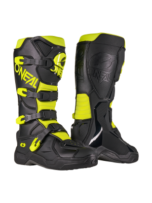 Мотокрос ботуши O'NEAL 3SRS MX BLACK/NEON YELLOW