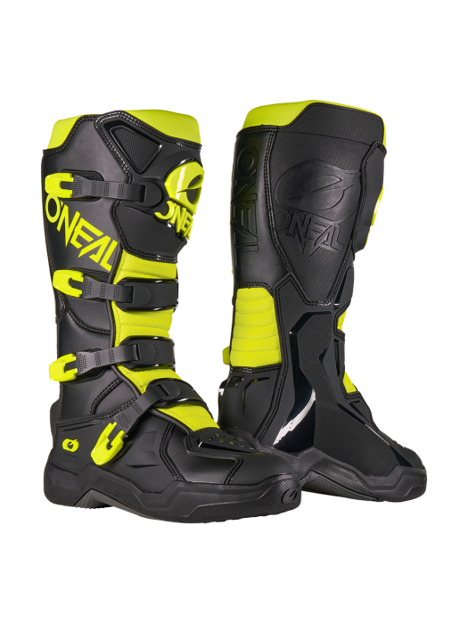 Мотокрос ботуши O'NEAL 3SRS MX BLACK/NEON YELLOW