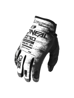 Мотокрос ръкавици O'NEAL MAYHEM SCARZ BLACK/WHITE DS V.25