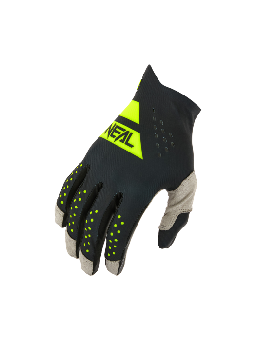 Мотокрос ръкавици O'NEAL PIN IT SLIP ON BLACK/NEON YELLOW V.26