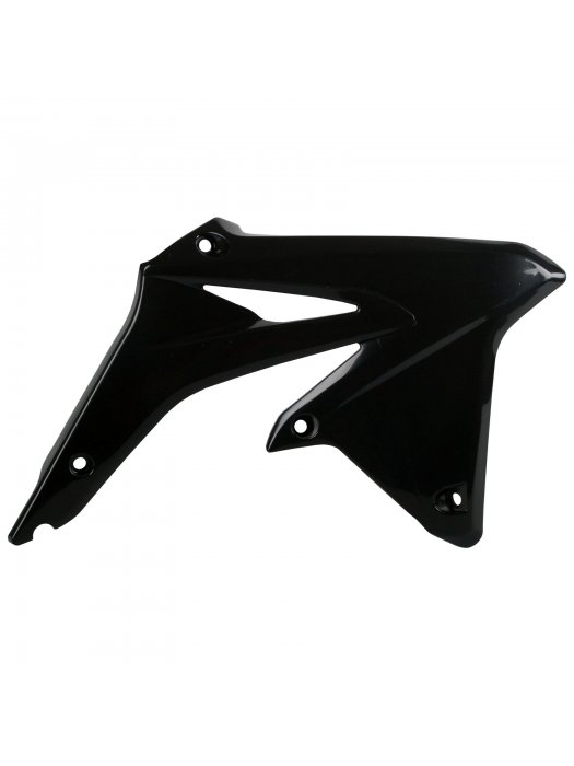 Пластмасови капаци за радиатор Polisport Suzuki RMZ250 - 2010-18 Black