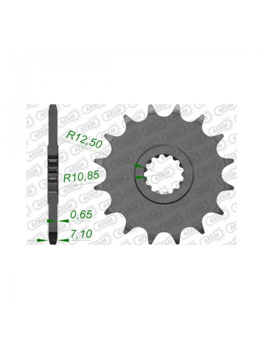 Преден зъбак 15 Зъба/ 520 Kawasaki Ninja ZX6R 07-25; Yamaha XTZ750 Super Tenere 89-00