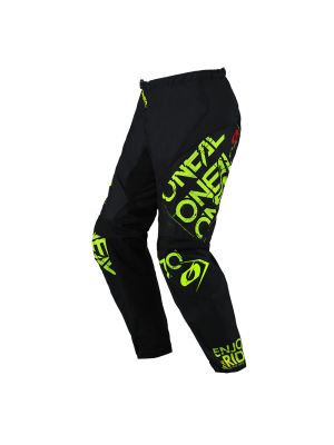 Мотокрос брич O'NEAL ELEMENT STATIC BLACK/NEON YELLOW V.25