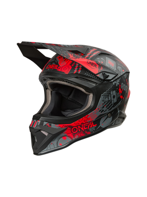 Каска O'NEAL 1SERIES VIBRANT BLACK/RED V.26