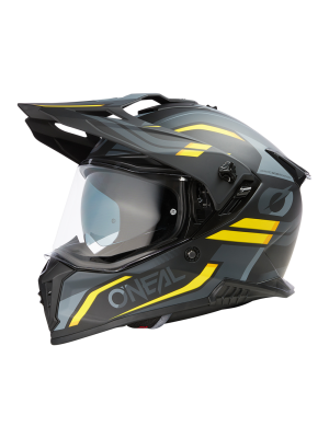 Каска O'NEAL A-SRS SPIKE BLACK/GRAY/YELLOW