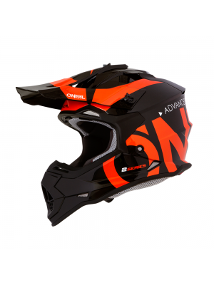 Детска мотокрос каска O'NEAL 2SERIES RL SLICK BLACK/ORANGE