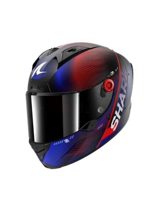 Каска Aeron Speed-Tech Mat Carbon Blue Red