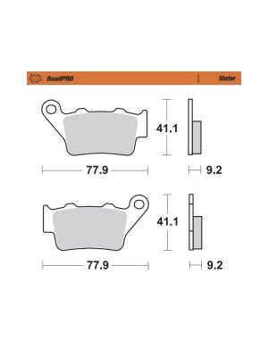 Накладки задни 403402