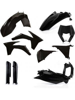 Пълен кит пластмаси KTM EXC/EXC-F 12-13 Black