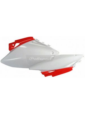 Странични панели Polisport за HONDA CRF450R -2007-08 RED/WHITE