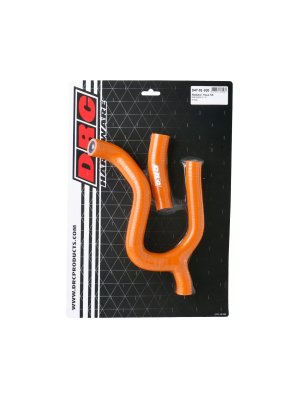 Силиконов маркуч за радиатор KTM SX-F250/350 19-22; Husqvarna FC250/350 19-22; Gas Gas MCF250/350 21-23 оранжев