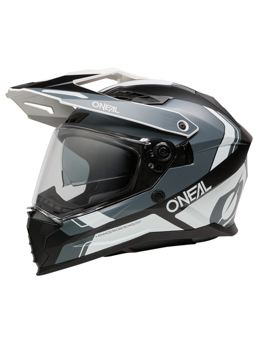 Ендуро каска O'NEAL D-SRS NOMAD BLACK/WHITE/GRAY V.26
