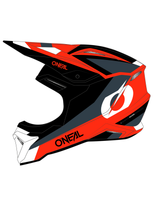 Детска каска O'NEAL 1SERIES STREAM BLACK/RED V.24