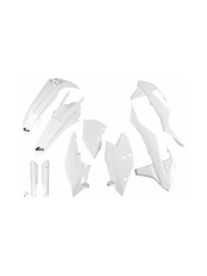 Комплект пластмаси KTM EXC/EXC-F 17-19 Бял