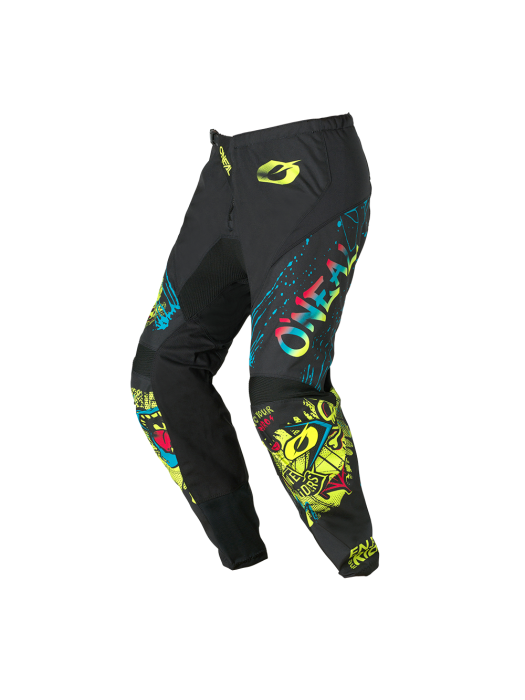 Детски мотокрос брич O'NEAL ELEMENT RANCID BLACK/NEON YELLOW V.26