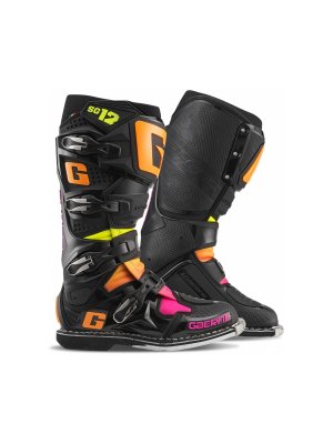 Ботуши SG12 Black Orange Pink