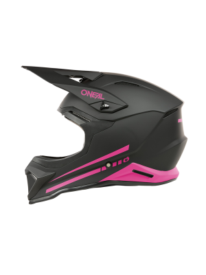 Детска каска O'NEAL 1SERIES SOLID BLACK/PINK V.25