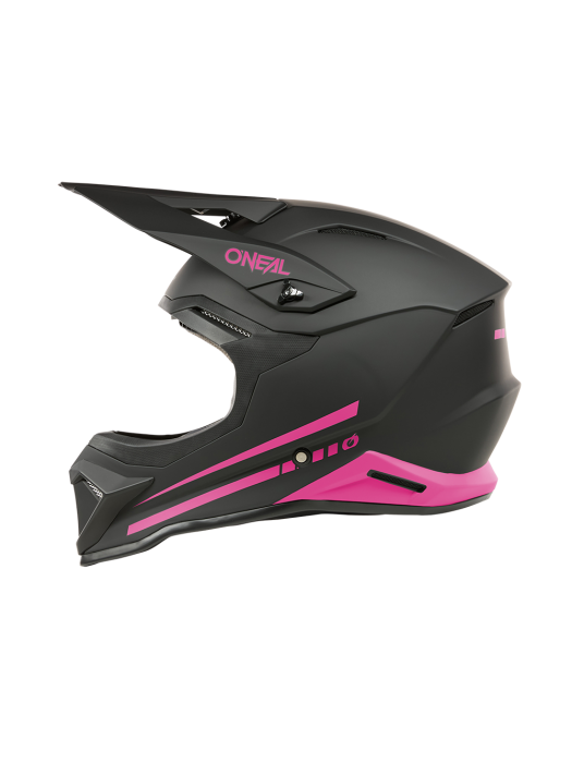 Детска каска O'NEAL 1SERIES SOLID BLACK/PINK V.25