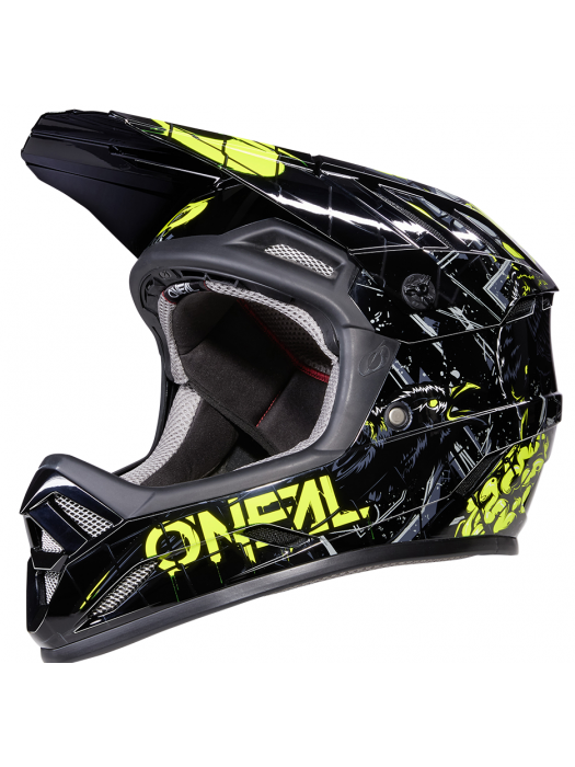 Вело каска O'NEAL BACKFLIP ZOMBIE BLACK/NEON YELLOW