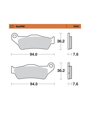 Накладки предни 403201