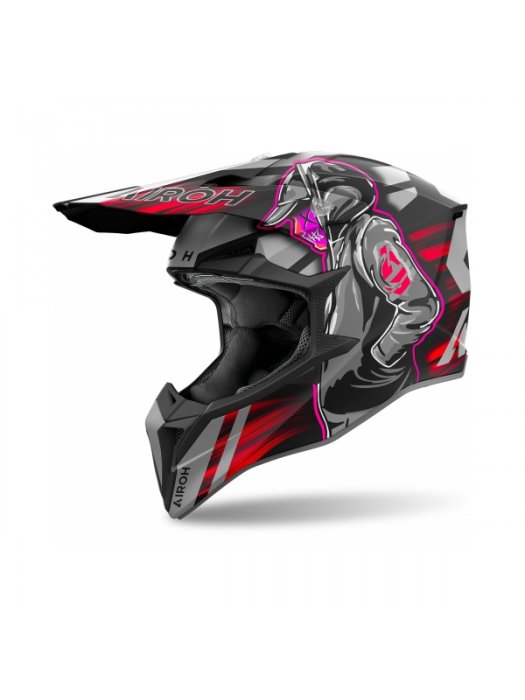 Каска Wraaap Cyber Red Matt