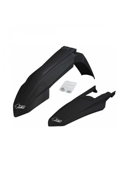 Преден и заден калник KTM EXC150-300, EXC-F250-500 24-25 черен