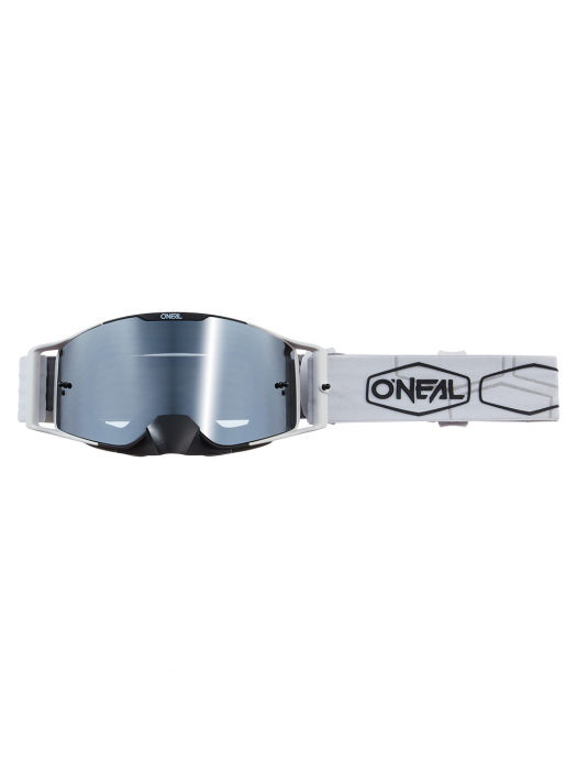 Мотокрос очила O`NEAL B-30 HEXX V.22 BLACK/WHITE - SILVER MIRROR