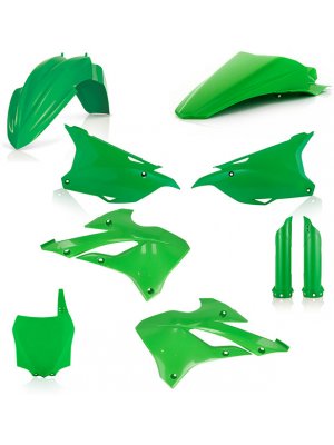 Пълен кит пластмаси Kawasaki KX85 22-23 зелен