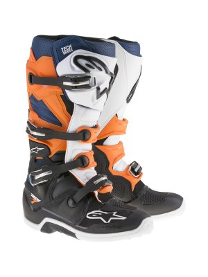 Ботуши ALPINESTARS TECH 7 BLACK/ORANGE/BLUE